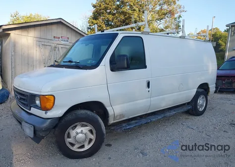 2007 Ford Econoline E250 Van из США, поврежденный, VIN 1FTNE24W67DA41155
